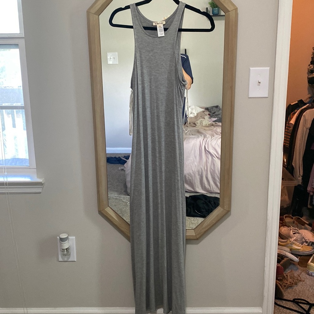 Grey maxi dress